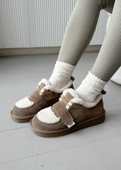 Ботинки из натуральной замши