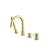 Aquatek AQ1348BG AQ1348BG ЕВРОПА смеситель на борт ванны на 4 отв., шлиф. золото