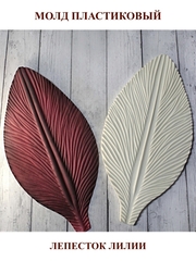 Молд пластиковый Б-12 лепесток лилии 29,5х14,5см