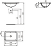 Ideal Standard Connect E505801 Раковина встраиваемая