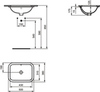 Раковина встраиваемая Ideal Standard Connect E505801