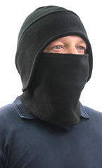 Шапка- маска Снегоход тк.Флис цв. Черный