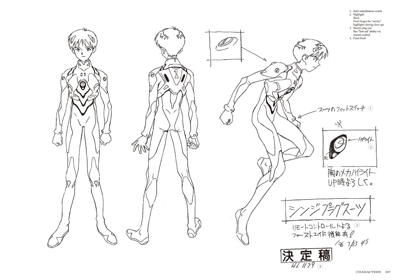 Neon Genesis Evangelion TV Animation Production Art Collection