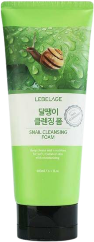 Lebelage Snail Re Vital Cleansing Foam Пенка для умывания с экстрактом муцина улитки