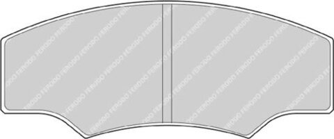 FRP218H Тормозные колодки дисковые спортивые DS2500