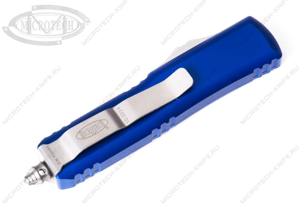 Нож Microtech UTX-85 231-4NA Navy Blue Satin - фотография 