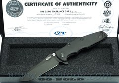 Zero Tolerance 0392BLK Factory Custom 