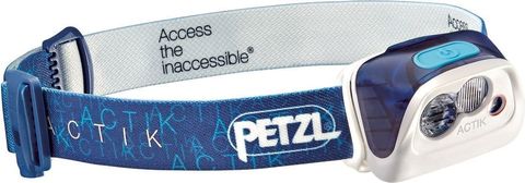 Картинка фонарь налобный Petzl Actik Синий - 1