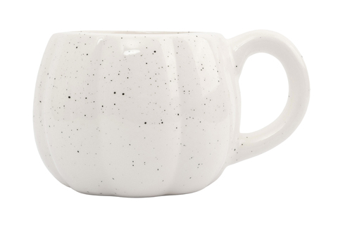 Кружка 520мл Anna Lafarg Light pumpkin Тыква белая в крапинку