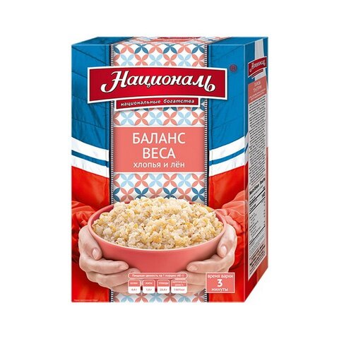 Националь Хлопья и Лен Баланс Веса 240гр