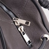 Сумка Саломея 501 итальянский серый + черный