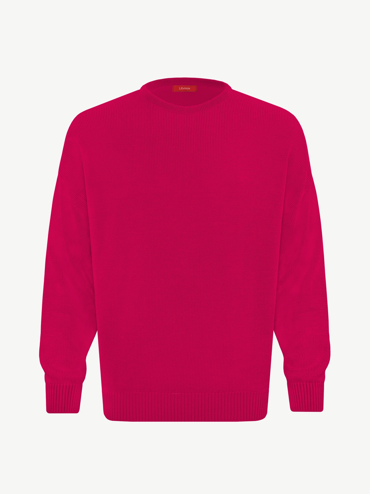 Джемпер оверсайз из экохлопка