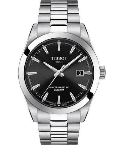 Наручные механические часы Tissot Gentleman Powermatic 80 Silicium T127.407.11.051.00