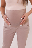 Брюки для беременных 15866 серо-бежевый
