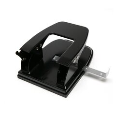 
          Дырокол Alingar 30л., металлический, с линейкой, черный