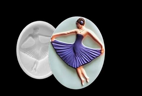 Силиконовый молд Камея