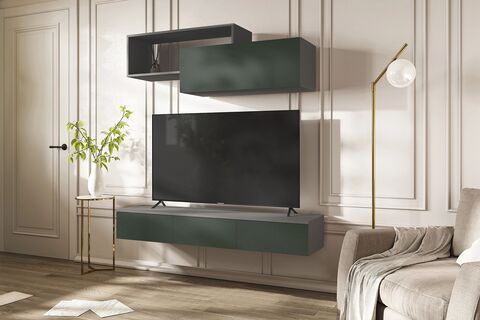 Гостиная Норд №2 Изумрудный/Графит