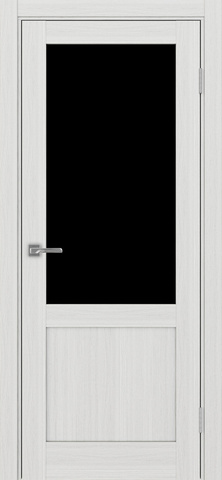 Турин_502.21.30 ЭКО-шпон Ясень серебристый-LACчерный/Щит МДФ