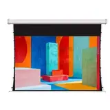 Экран для проектора S'OK SCPSMT-200x150FG-ED60 100" 4:3 настенно-потолочный, моторизованный с боковым натяжением, Fiberglass, белый, ED 60 см