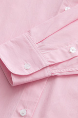 Рубашка из хлопка в полоску KOS Розовый