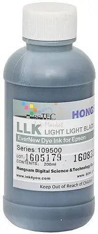 Чернила водные DCTec 7900D light light black dye  200мл. Серия 109500