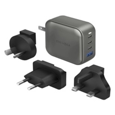 Сетевое зарядное устройство Energea Travelworld 100W, Темно-серый | Gunmetal