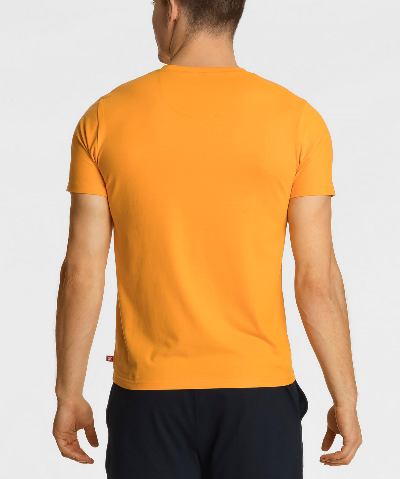 

Футболка мужская Atlantic, 1 шт. в уп., хлопок, светло-оранжевая, NMT-034, Светло-оранжевый