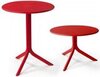 Стол пластиковый обеденный Nardi Step + Step Mini, красный