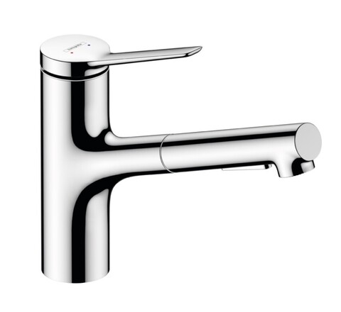 Hansgrohe Zesis M33 74810000 Смеситель для кухни с вытяжным изливом (хром)
