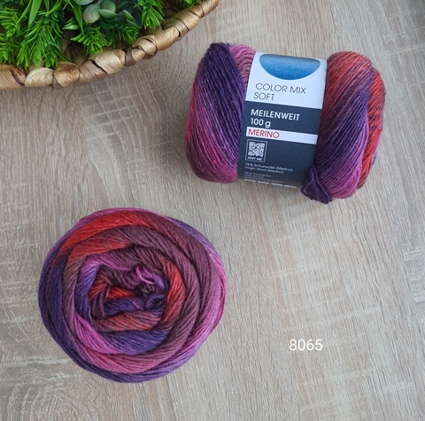 Lana Grossa Meilenweit Color Mix Soft 8065