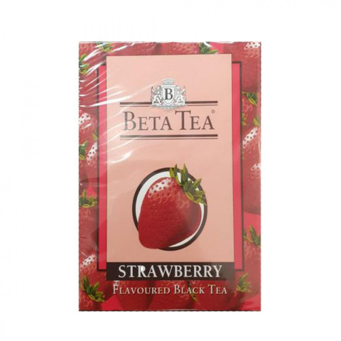 Çay \ Чай \ Black Tea BETA TEA STRAWBERRY 100 q