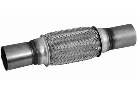 ГОФРА ГЛУШИТЕЛЯ 55*180*280 ZEKKERT С ТРУБАМИ 3-СЛОЙНАЯ INNERBRAID