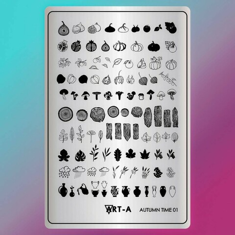 Пластина для стемпинга Art-A MAX Autumn time 01