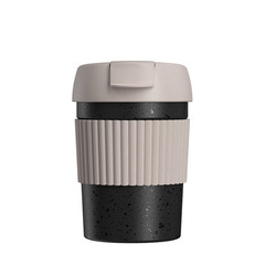 Стакан KissKissFish Rainbow Vacuum Coffee Tumbler Mini Чёрный непроливайка