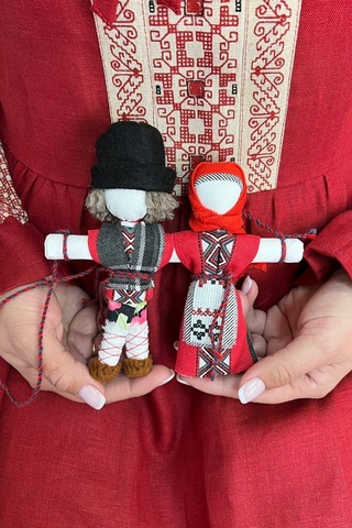 Славянская обережная кукла Неразлучники на свадьбу