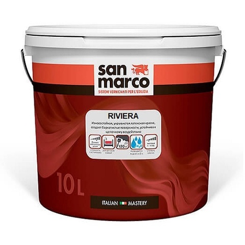 Краска влагостойкая San Marco Riviera