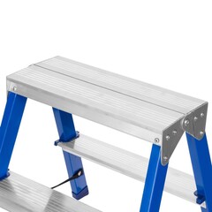 63-0-122 Стремянка стальная комбинированная, двухсторонняя, 2 ступени (РемоКолор)