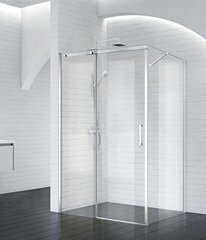 BelBagno ACQUA-AH-1-140/100-C-Cr Душевой уголок прямоугольный. Одна раздвижная дверь. Стекло 8 мм, прозрачное, хром фото