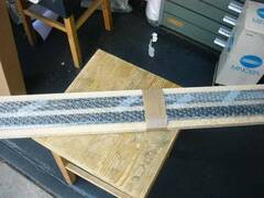 Стекло сканера в сборе 24" HP DJ 820, 4520, T1100, T1120, T1200 (Q1277-60014)