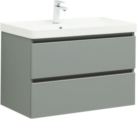 Aquanet 329603 Тумба Вега 80 2 ящ. цв.мисти грин (329603)