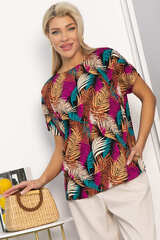 Блуза Кармен (желто-розовая) Б13723-30М LT Collection