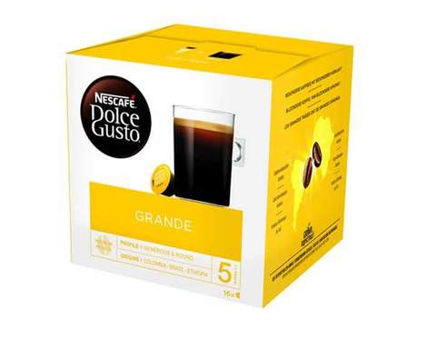 Кофе в капсулах Dolce Gusto Grande, 16 капсул