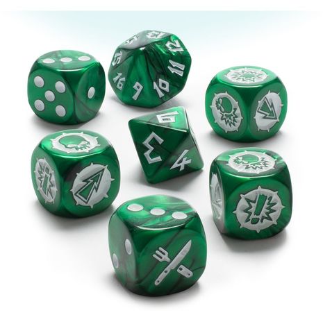 Blood Bowl: Halfling Dice Set