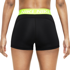 Женские теннисные шорты Nike Pro 365 Short 3in - black/volt/white