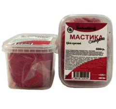 Мастика на какао масле Domkonditeroff 0.5 кг КРАСНАЯ