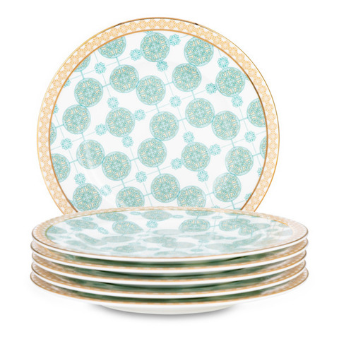 Набор тарелок десертных 6шт 20.5см Mix&Match Home Максим