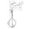 Hansgrohe Zesis M33 74810000 Смеситель для кухни с вытяжным изливом (хром)