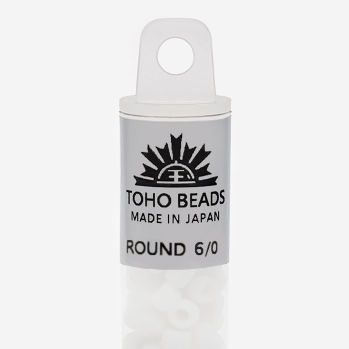 Японский бисер TOHO Round 6/0 (№41F), непрозрачный матовый