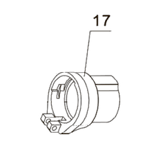 Запчасть №17 для PAG-PC84. Серьга муфты