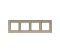 Рамка 4 постовая кремовая омбре LIREGUS RETRO